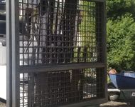 fancy modern steel gates