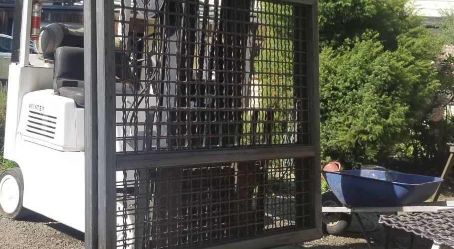 fancy modern steel gates