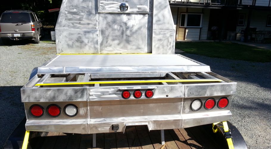 Custom truck bed ready to powdercoat