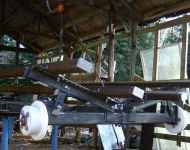 Custom Steel Carriage Boat Launch Trolley