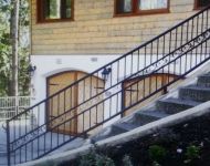 custom steel curved railings
