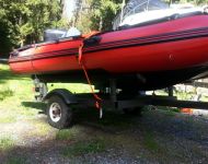 custom alum boat railer