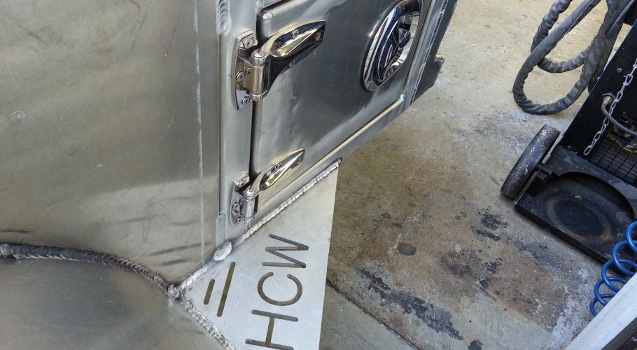 Custom Aluminum truck door