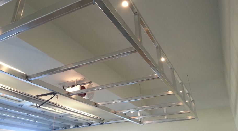 aluminum automatic lowering rack 1