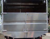 Rear View Chipper Truck