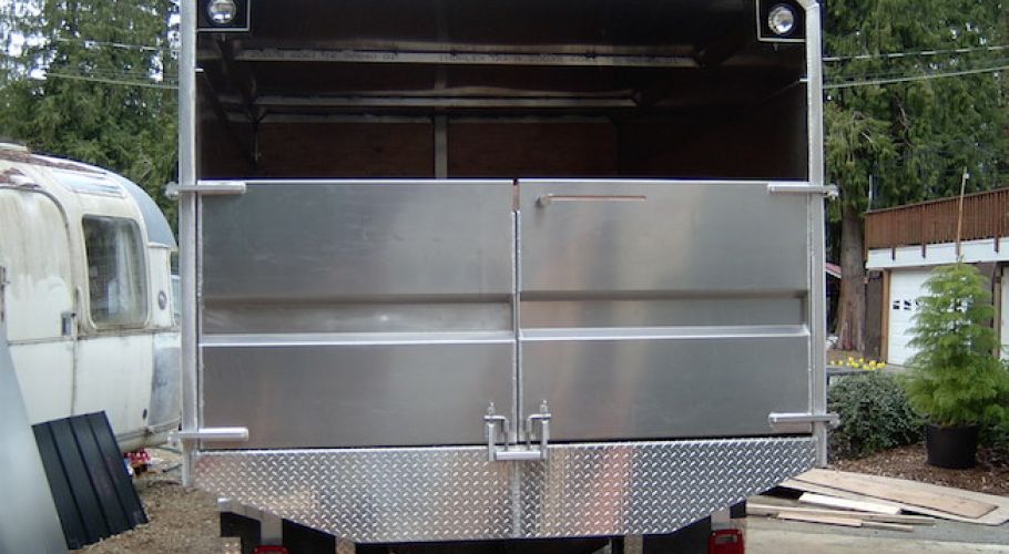 Rear View Chipper Truck