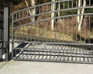 Main Driveway Gate and Man Gate