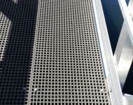 dock ramp grating