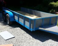 custom steel trailer