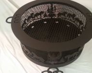 Custom Steel CNC Cut Horse Theme Fire Pit Ring