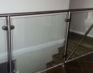 custom glass railing