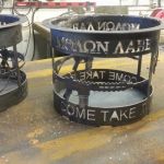 molon labe plasma art