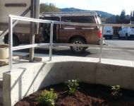 crofton custom alumium walk way railing