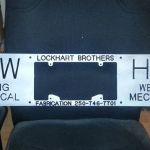Custom License plate holder