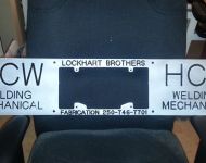 Custom License plate holder