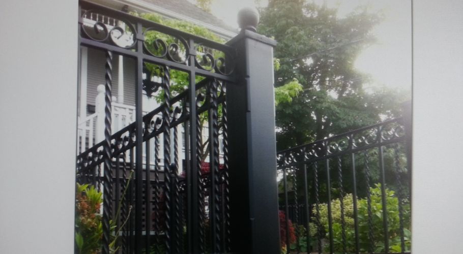 custom steel fencing