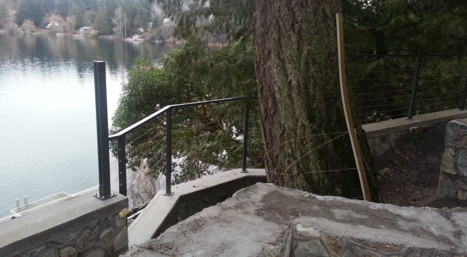 Custom cable railings