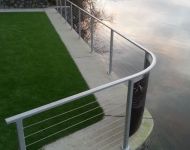 Cable rail and plasma art 1